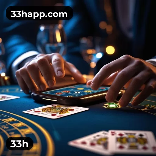 Sessão de jogo em andamento no aplicativo 33h para Android